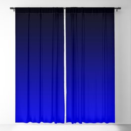 Black Blue Neon Nights Ombre Blackout Curtain | Ombre, Twilight, Nights, Graphicdesign, Shadesofblue, Modern, Abstract, Navy, Trend, Sky 