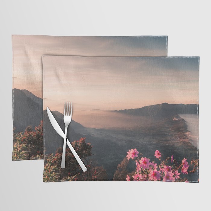 Indonesian Mountains at Sunrise Placemat