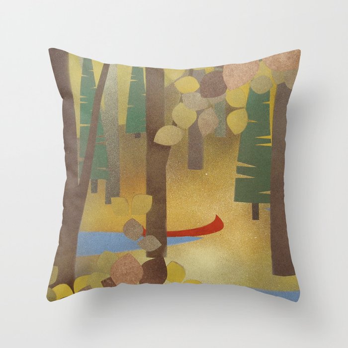 up north Throw Pillow