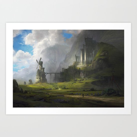 Ventus Castle Art Print