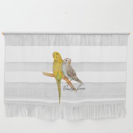 Budgie love Wall Hanging