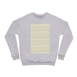 Big Stich Cream Beige - Knitting Fabric Art Crewneck Sweatshirt