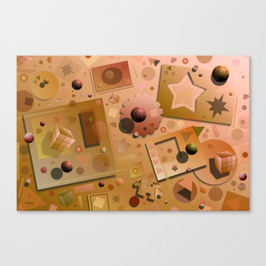 Digital Playground Canvas Print