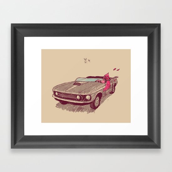 Fear of Flying Framed Art Print