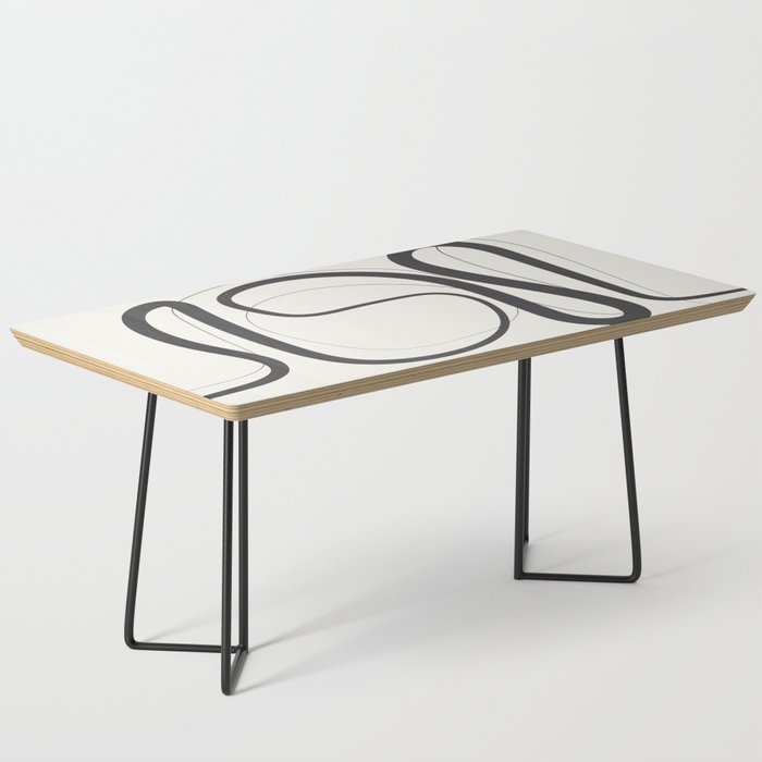 Minimalist Abstract Line Art 05-01 Coffee Table