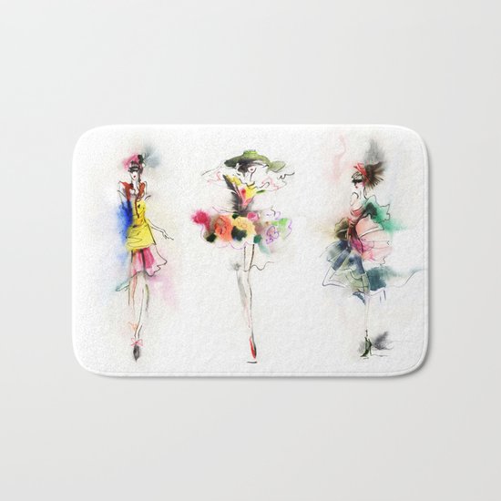woman fashion Bath Mat