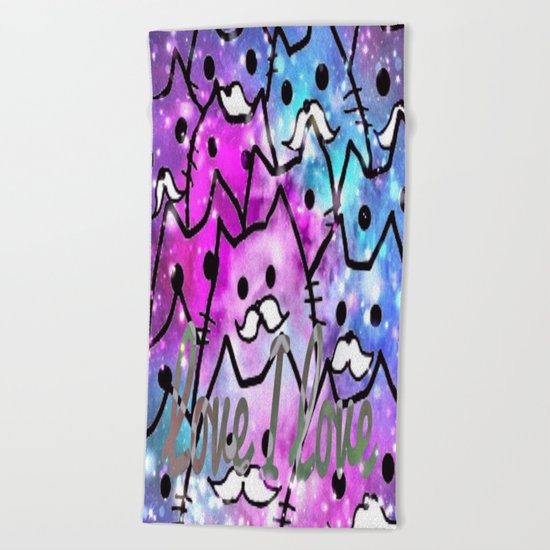 cats-13 Beach Towel