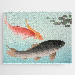 Common and Golden Carp Jigsaw Puzzle
