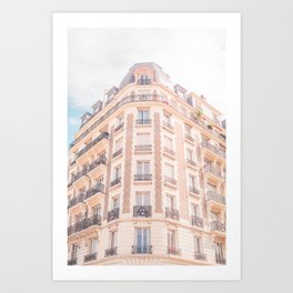Paris Apartment Building - French Architecture - France Travel Art Print