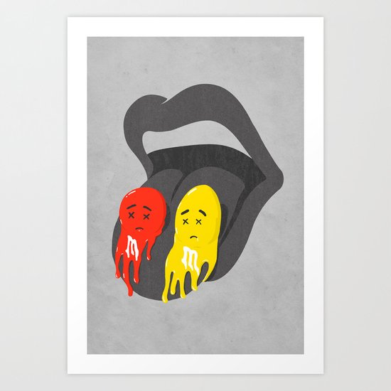 Melts in your mouth Art Print