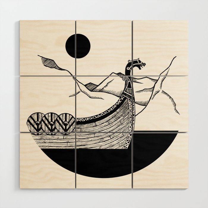 Viking Ship Wood Wall Art By Linn E Society6 - Viking Ship Wall Art Viking Ship Wood Wall Art By Linn E Society6 - Viking Ship Wall Art