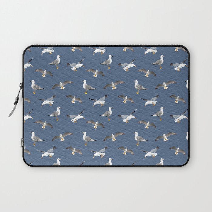 Seagulls by the Lakeside Laptop Sleeve