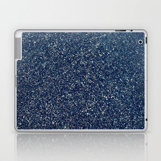 Black Sand II (Blue) Laptop & iPad Skin