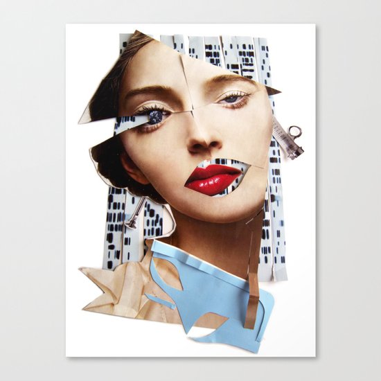 Make me beautiful | Collage Canvas Print