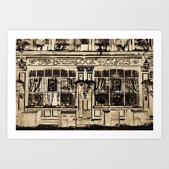 The Sherlock Holmes Pub London Art Print