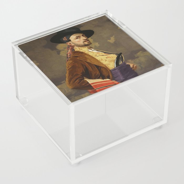 Self Portrait 1911 - Edward Okuń Acrylic Box