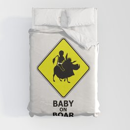 baby on boar Duvet Cover | Symbols, Cars, Deborah, Kevin, Digital, Driver, Logo, Spelling, Movies, Board 