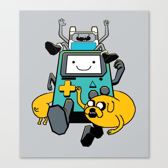 Portable Time! Canvas Print
