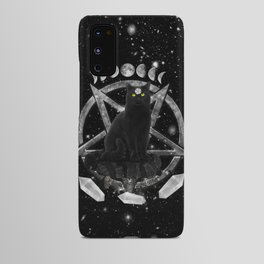 Wiccan Witchcraft Black Cat Moon Phases Android Case