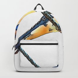 Swallow Bird On A Wire Backpack
