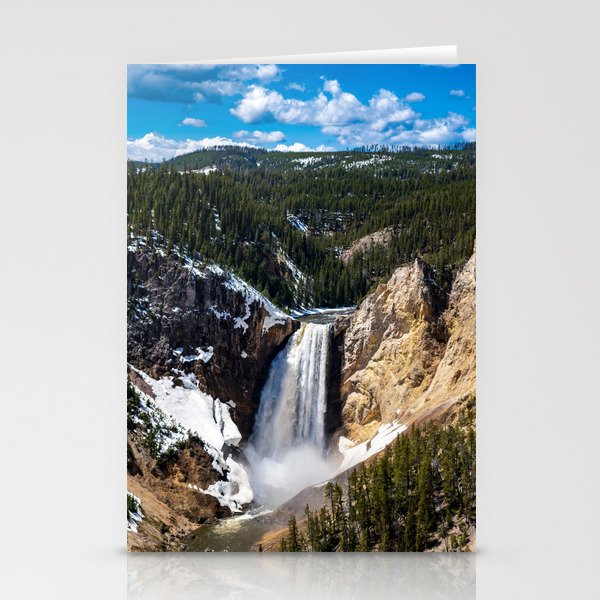 Yellowstone Falls Stationery Cards