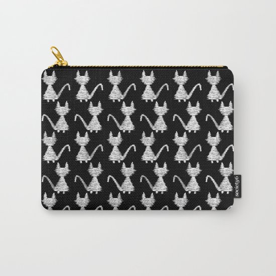 Cat pattern Carry-All Pouch