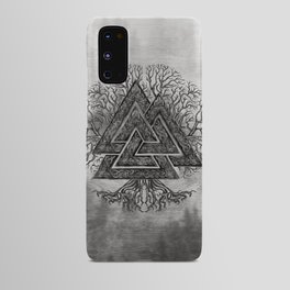Valknut and Tree of Life Yggdrasil Android Case