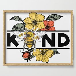 Retro Be Kind Bee Serving Tray