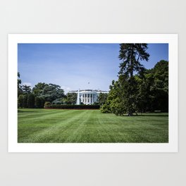1600 Pennsylvania Ave, Washington, D.C. White House Art Print | Whitehouse, American, Travel, Important, Figure, History, Usa, Landscape, 1600Penn, Architecture 