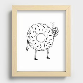 Donut Break Recessed Framed Print