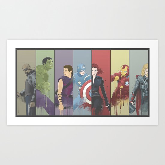 Team Awesome Art Print