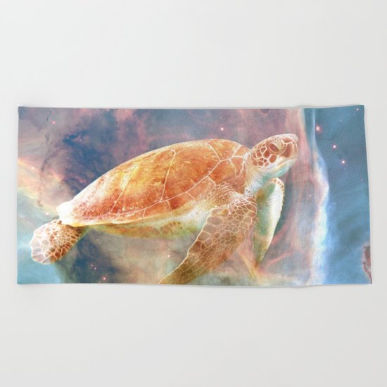 Nebula Turtle Beach Towel