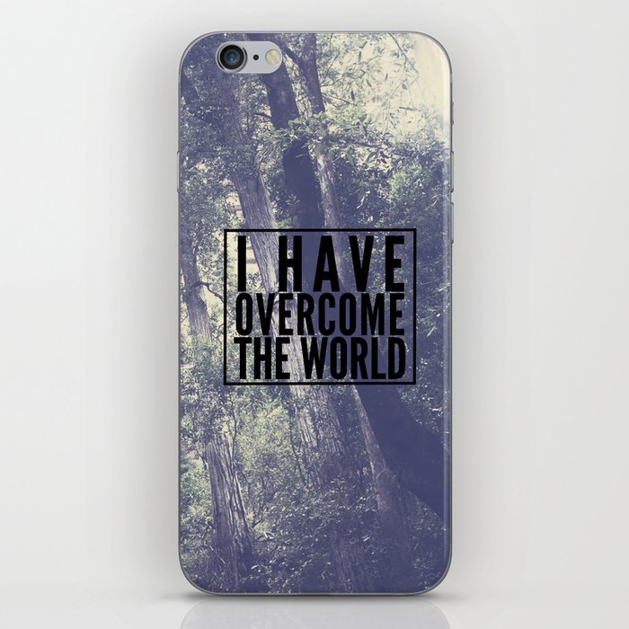 I Have Overcome the World. iPhone Skin