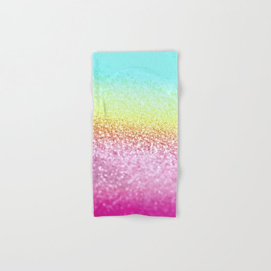UNICORN GLITTER Hand & Bath Towel