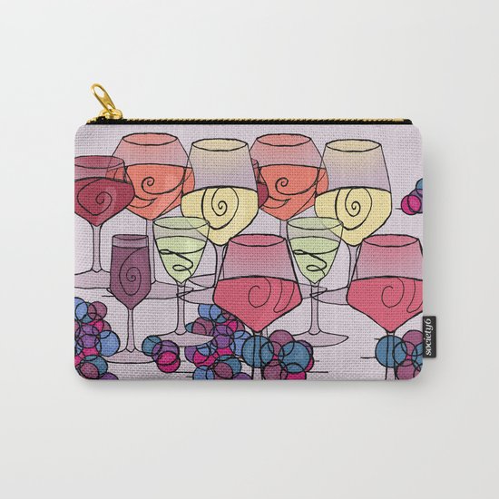 Wine and Grapes v2 Carry-All Pouch