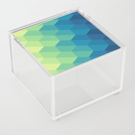 Hexagonal Shapes Pattern Acrylic Box