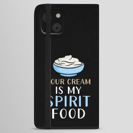 Sour Cream iPhone Wallet Case