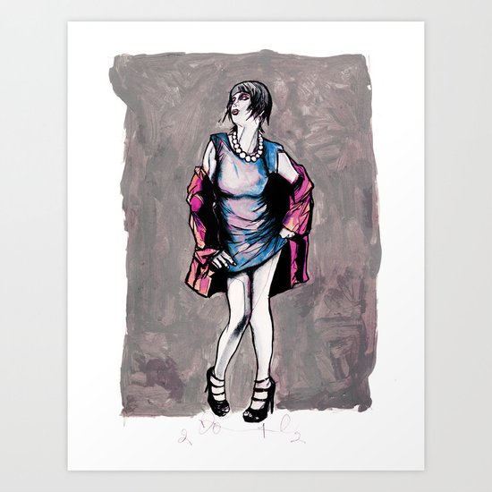 jane jayne Art Print