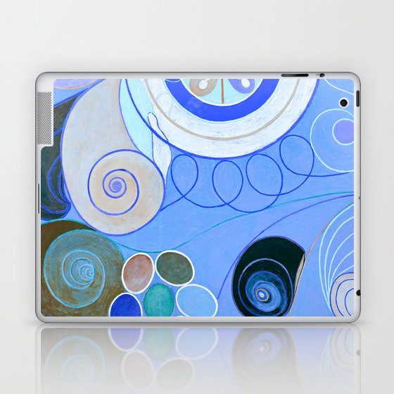 The Ten Largest, Group IV, No.4 (Blue) by Hilma af Klint Laptop & iPad Skin