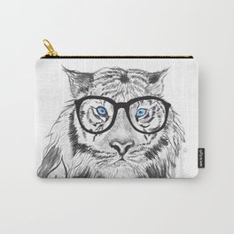 Tiger with glasses Carry-All Pouch
