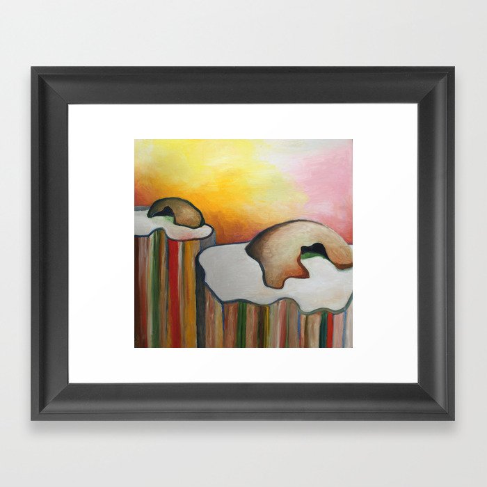 Domes Framed Art Print