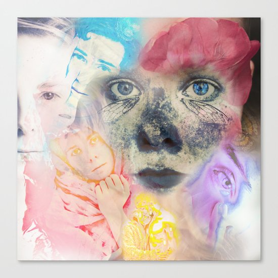 We live in the Passionate Places Canvas Print
