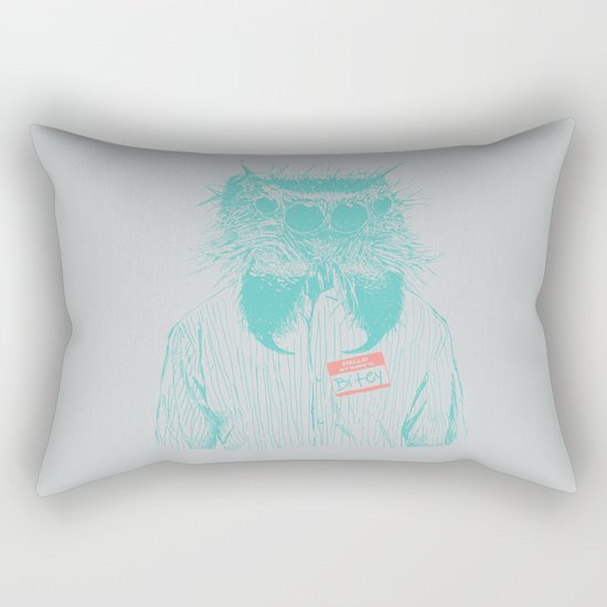 Mr. Bitey Rectangular Pillow