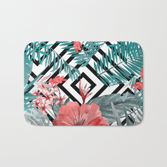 TROPICAL PATTERN Bath Mat