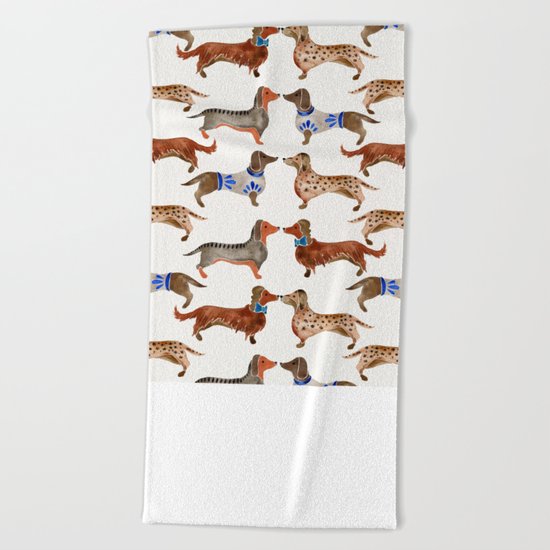 Dachshunds Beach Towel