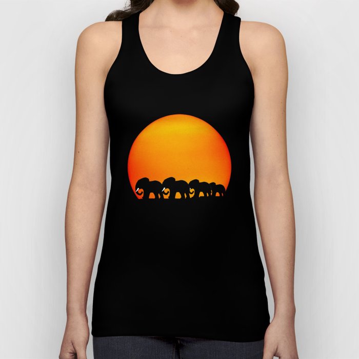 african sunset t-shirt Tank Top