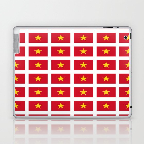Flag of vietnam -Vietnamese,Việt Nam,hanoi,vietnamien,hanoi,tiếng Việt Laptop & iPad Skin