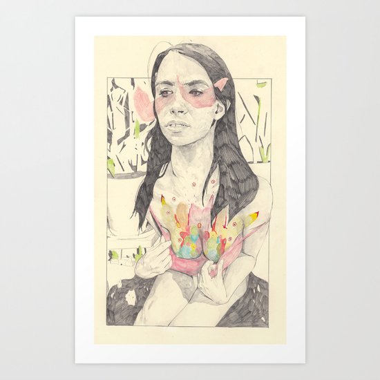 figure Art Print