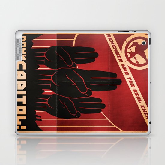 Down With The Capitol - Propaganda Laptop & iPad Skin