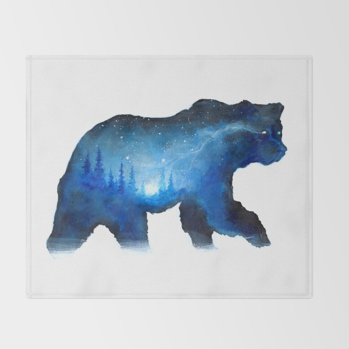 Bear Painting Polar Bear Grizzly Bear Double Exposure Bear